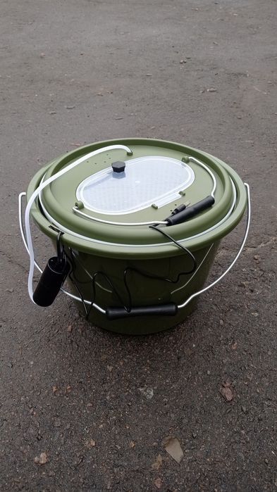 Канна для живца CARP ZOOM 7 литров (з компресором від Повербанка