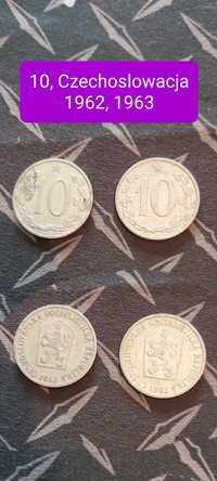 Moneta 10 koron Czechosłowacja 1962, 1963