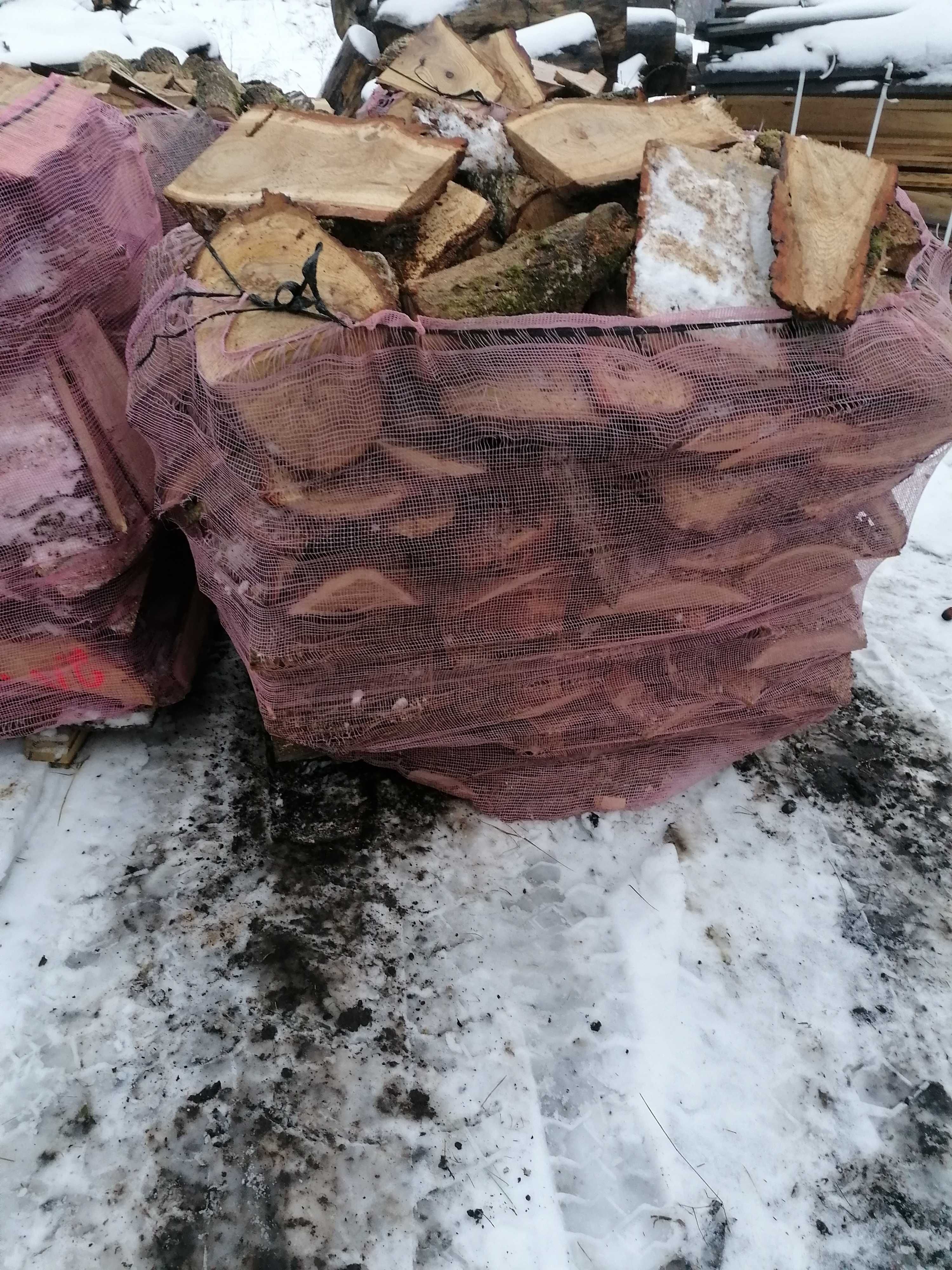 Sprzedam grube drewno opałowe, opoły i obrzyny dębowe