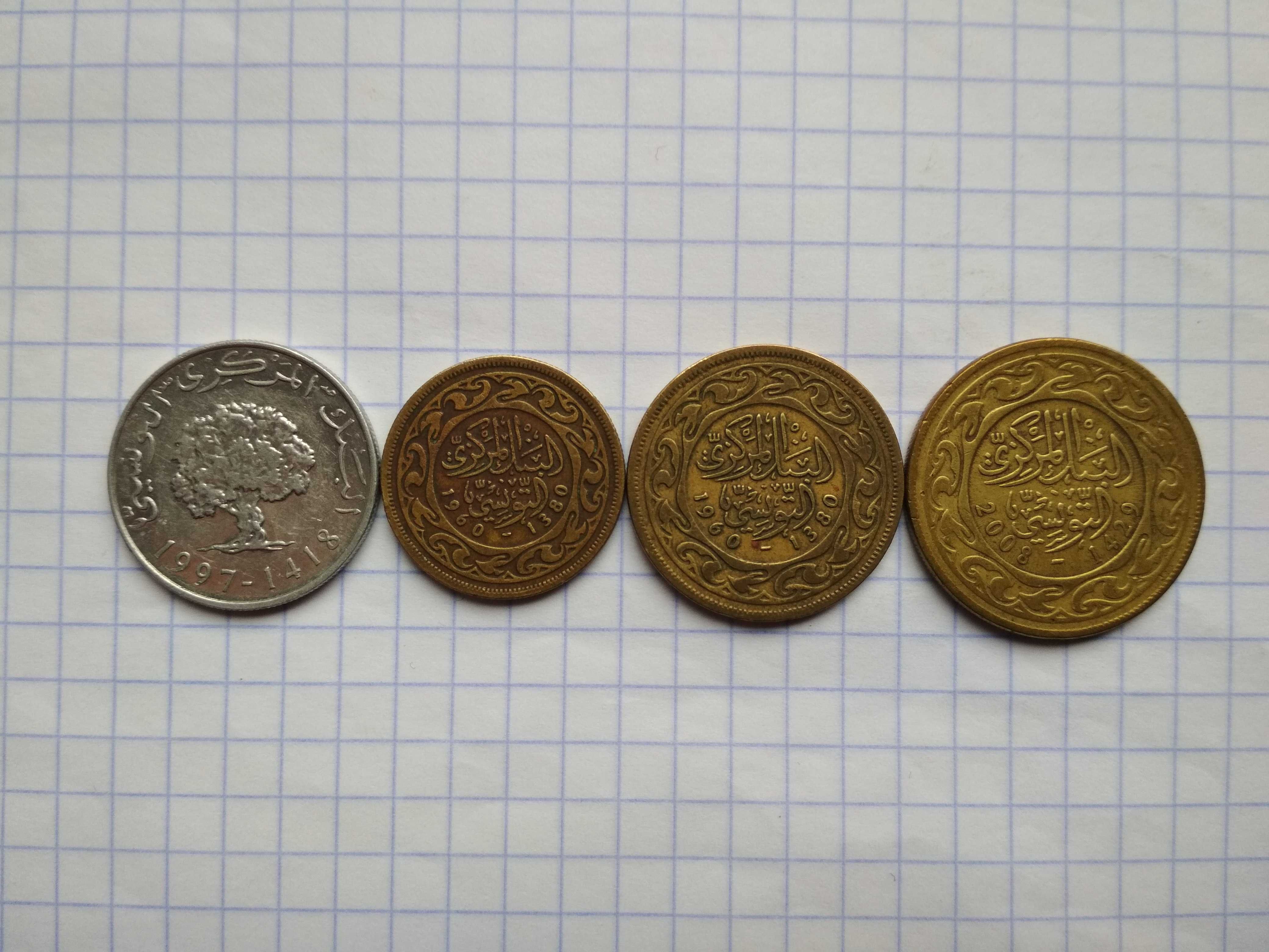 Монеты    Туниса .