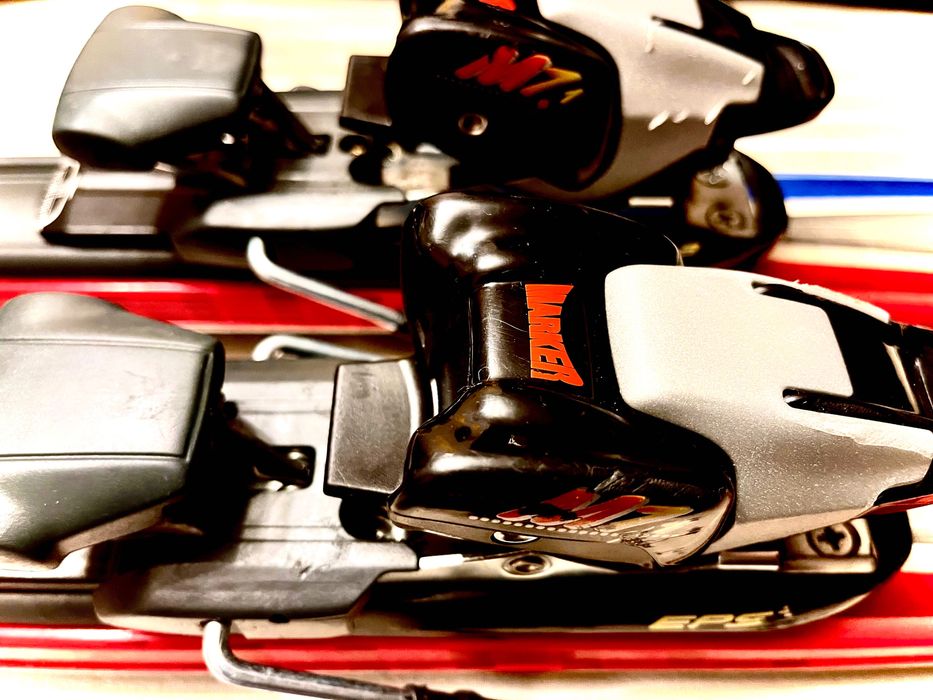 Гірські лижі / K2 Four / довжина 185 см / палки х 4  / чохол /  США