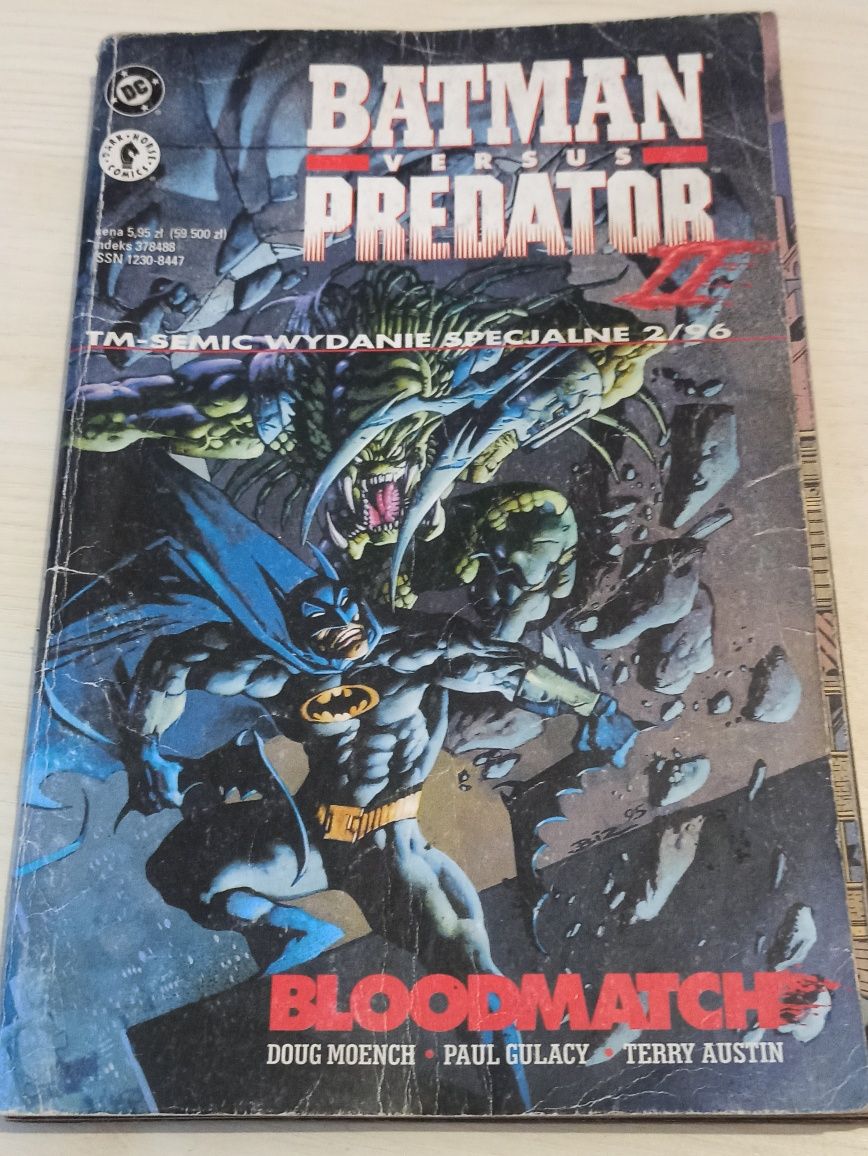 Komiks Batman versus Predator wydanie specjalne nr 2/96