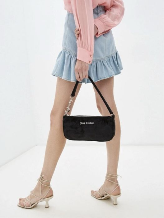 сумка багет Juicy Couture велюр