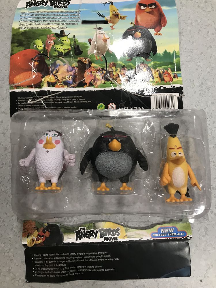 Angry Birds Movie 3 figurki   - duży zestaw