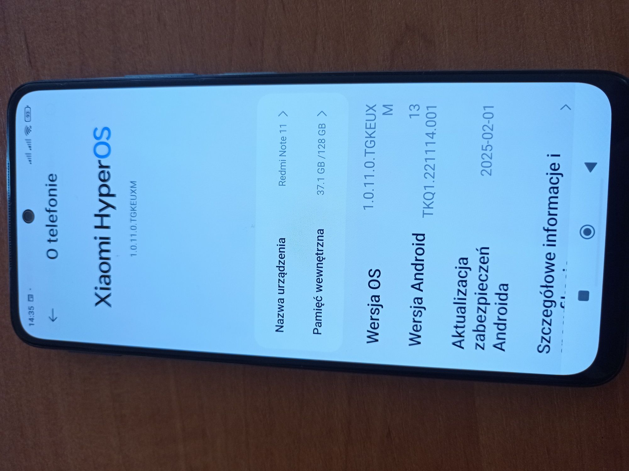 Note redmi 11 idealny