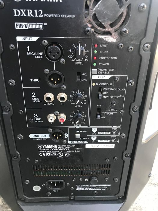 Vendo colunas dxr 12 yamaha amplificadas