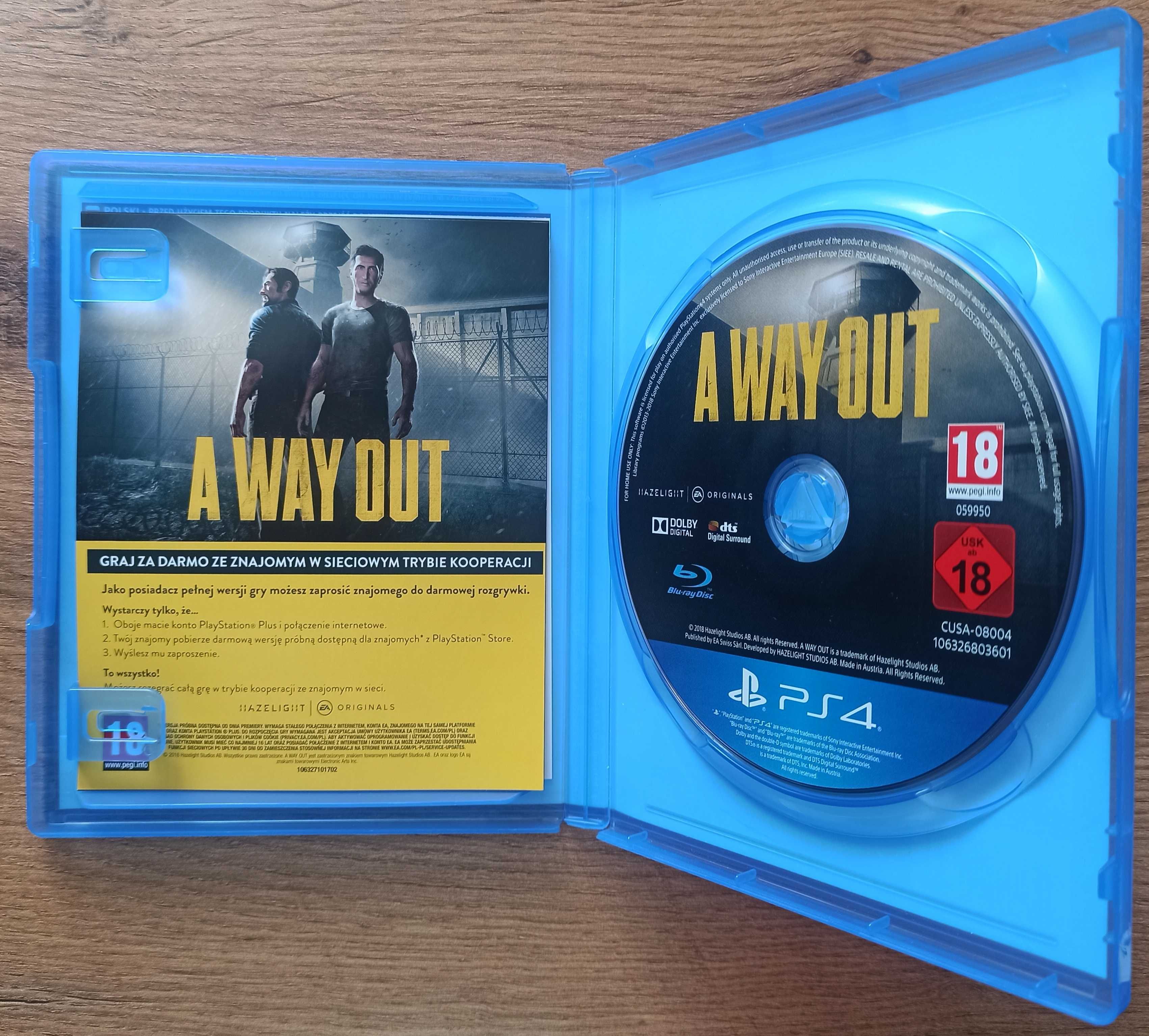 A Way Out PL Napisy PS4 PS5