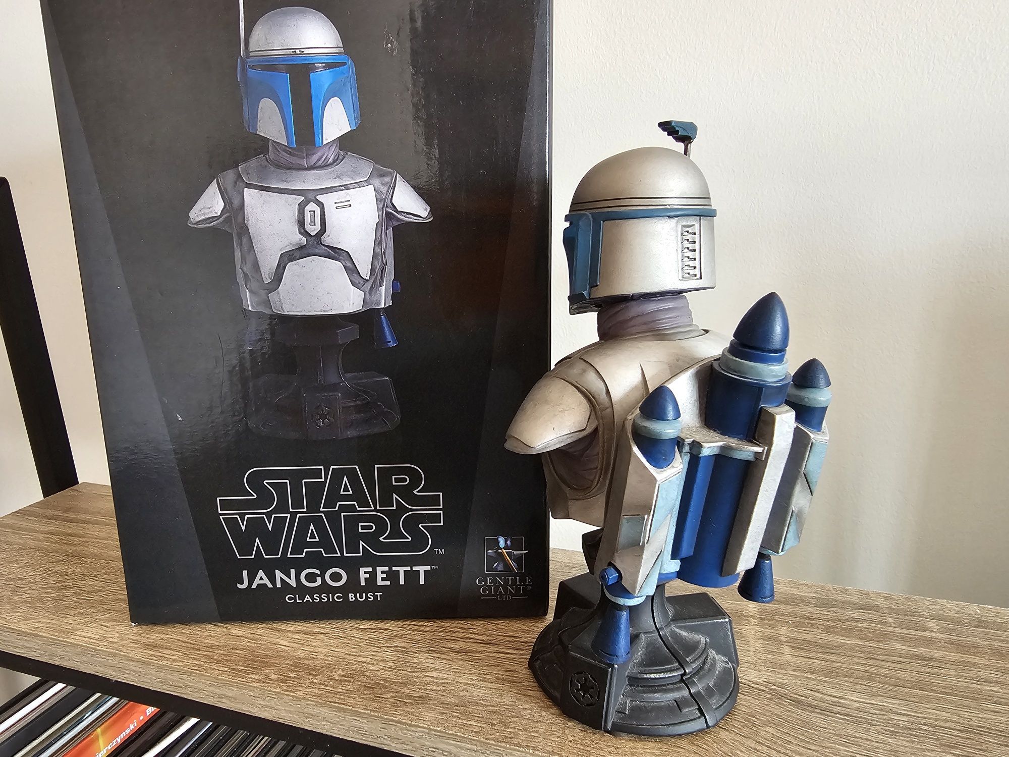 Star wars - busto jango fett, gentle giant