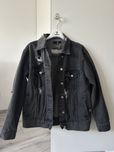 Kurtka jeansowa oversize szara