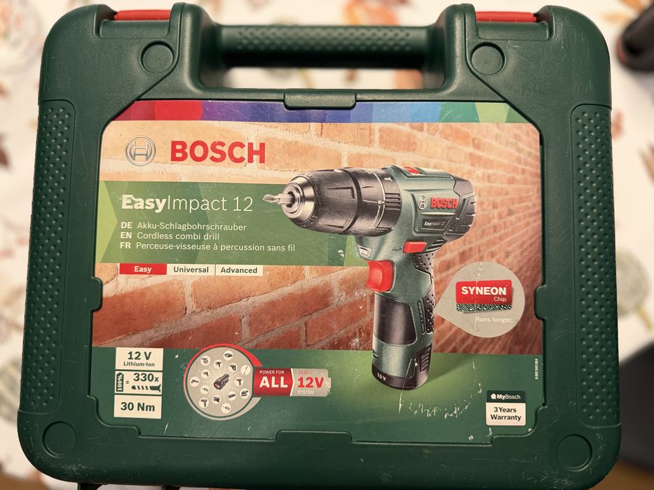 Wkrętarka Bosch EasyImpact 12 – stan bardzo dobry!