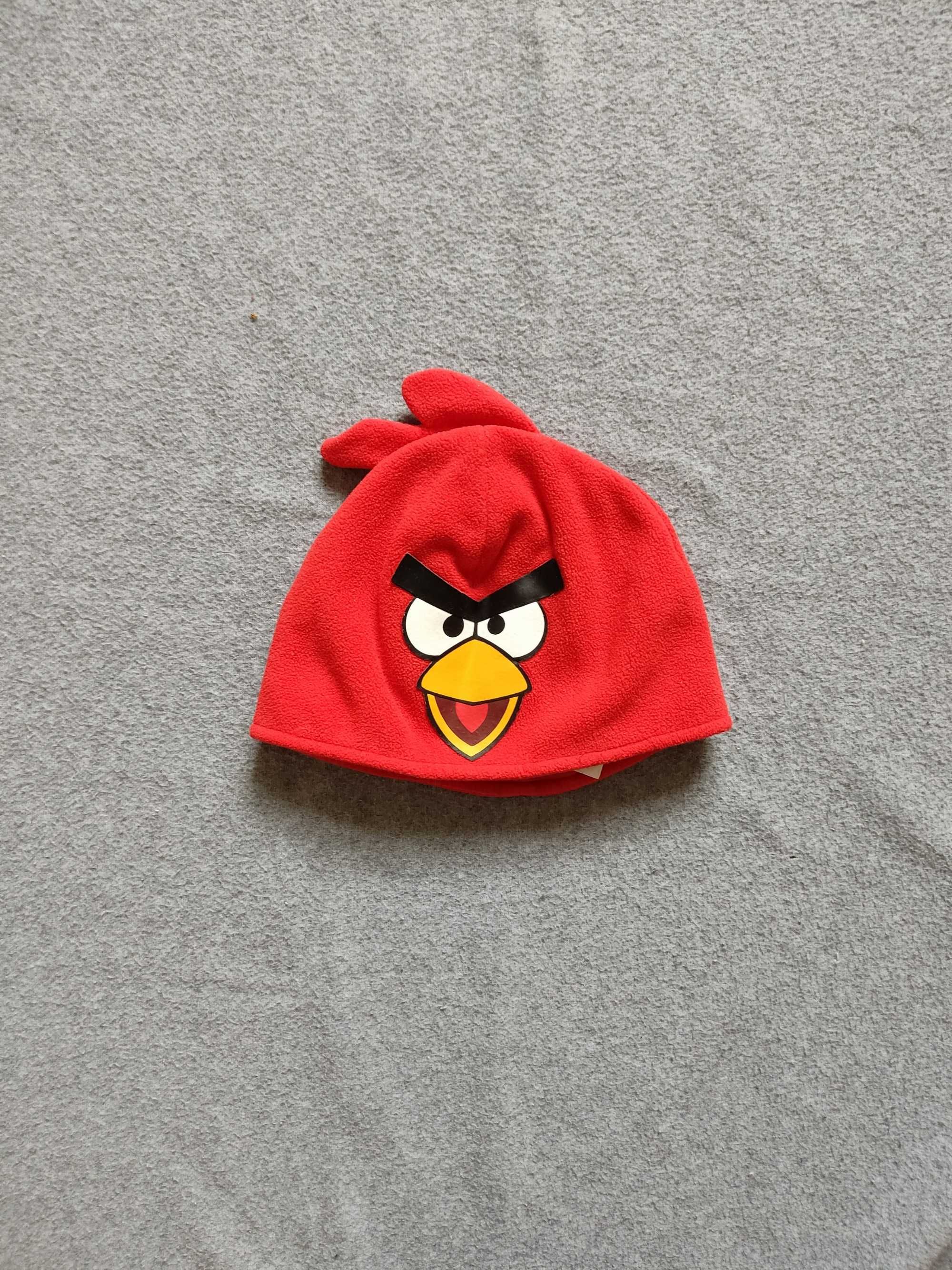 Polarowa czapka czerwona Angry Birds H&M 92/104