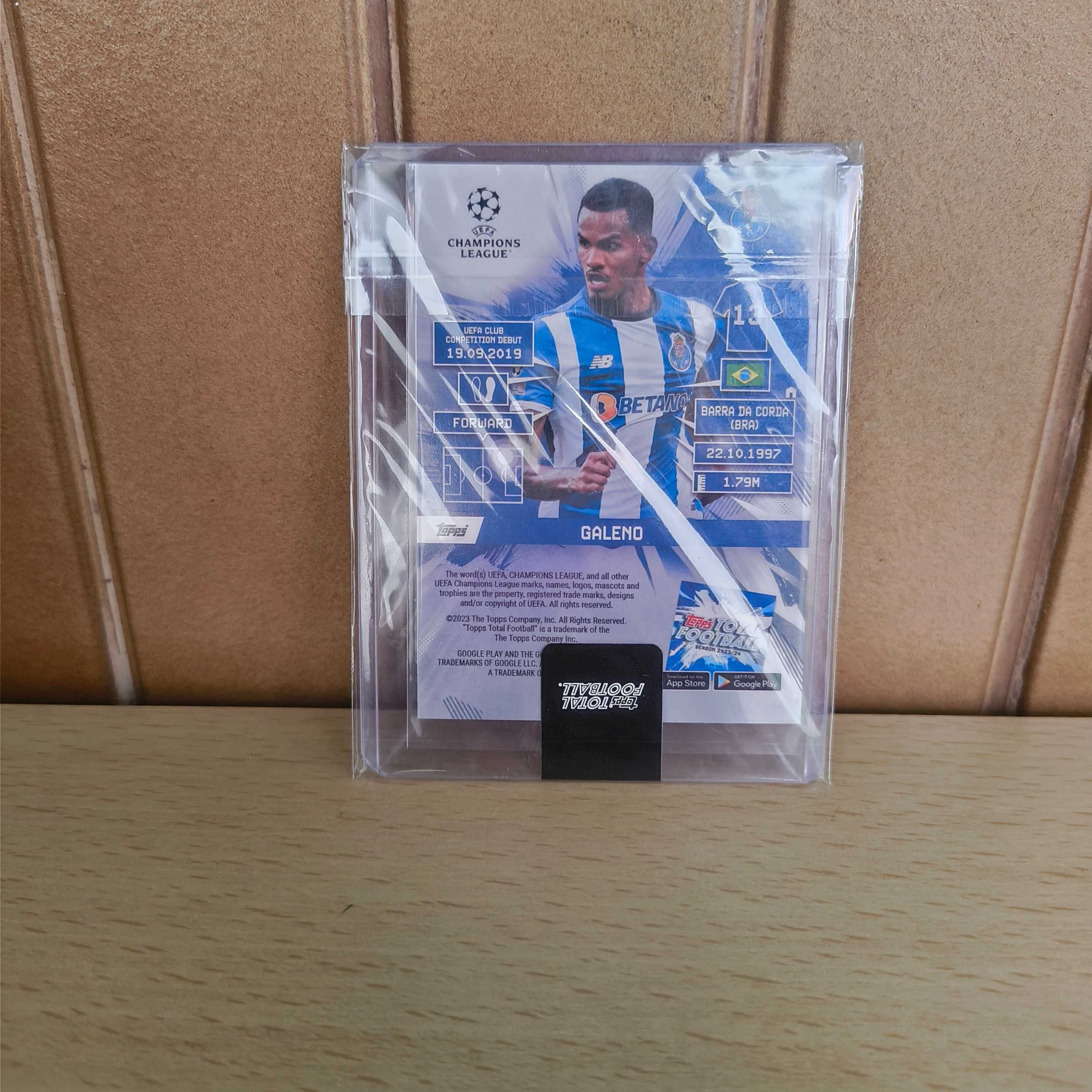 Carta Numerada Galeno 4/49 Porto Topps 2024