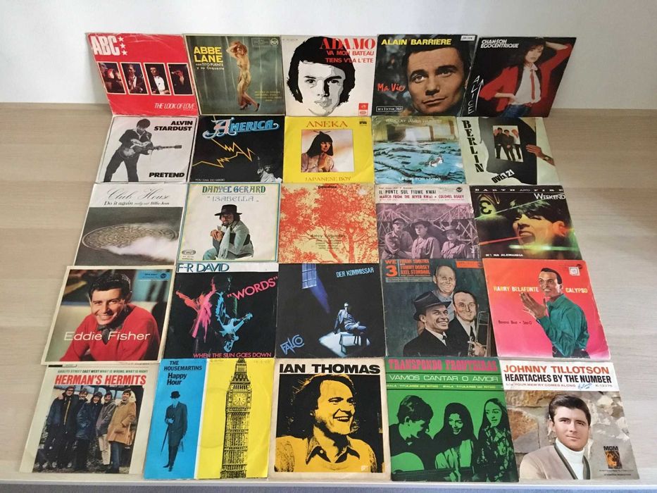 Discos de vinil singles - 2€ cada