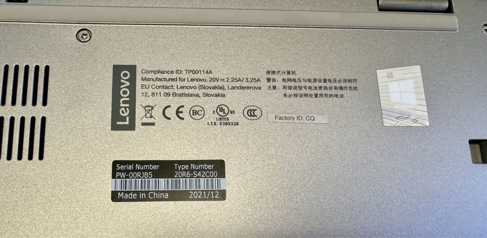Металевий ноубук Lenovo ThinkPad U3 Yoga 13” i5/ 256GB/8GB + гарантія!