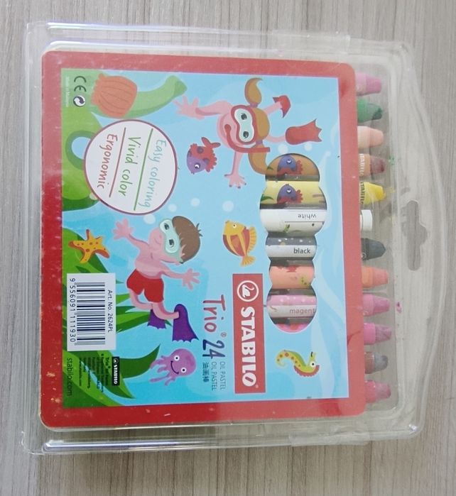 Pastele stabilo 24szt.