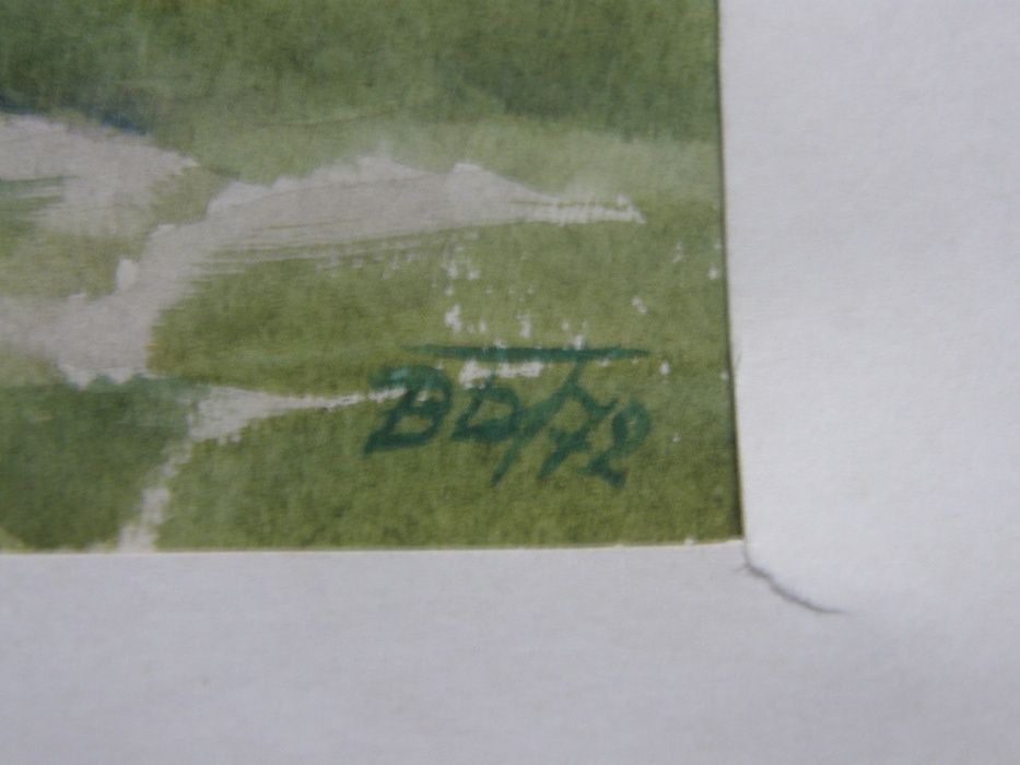 Башня Кармелюка 1972г. Художник Батюшков В. (1894г.р.) 4-А ! выставочн