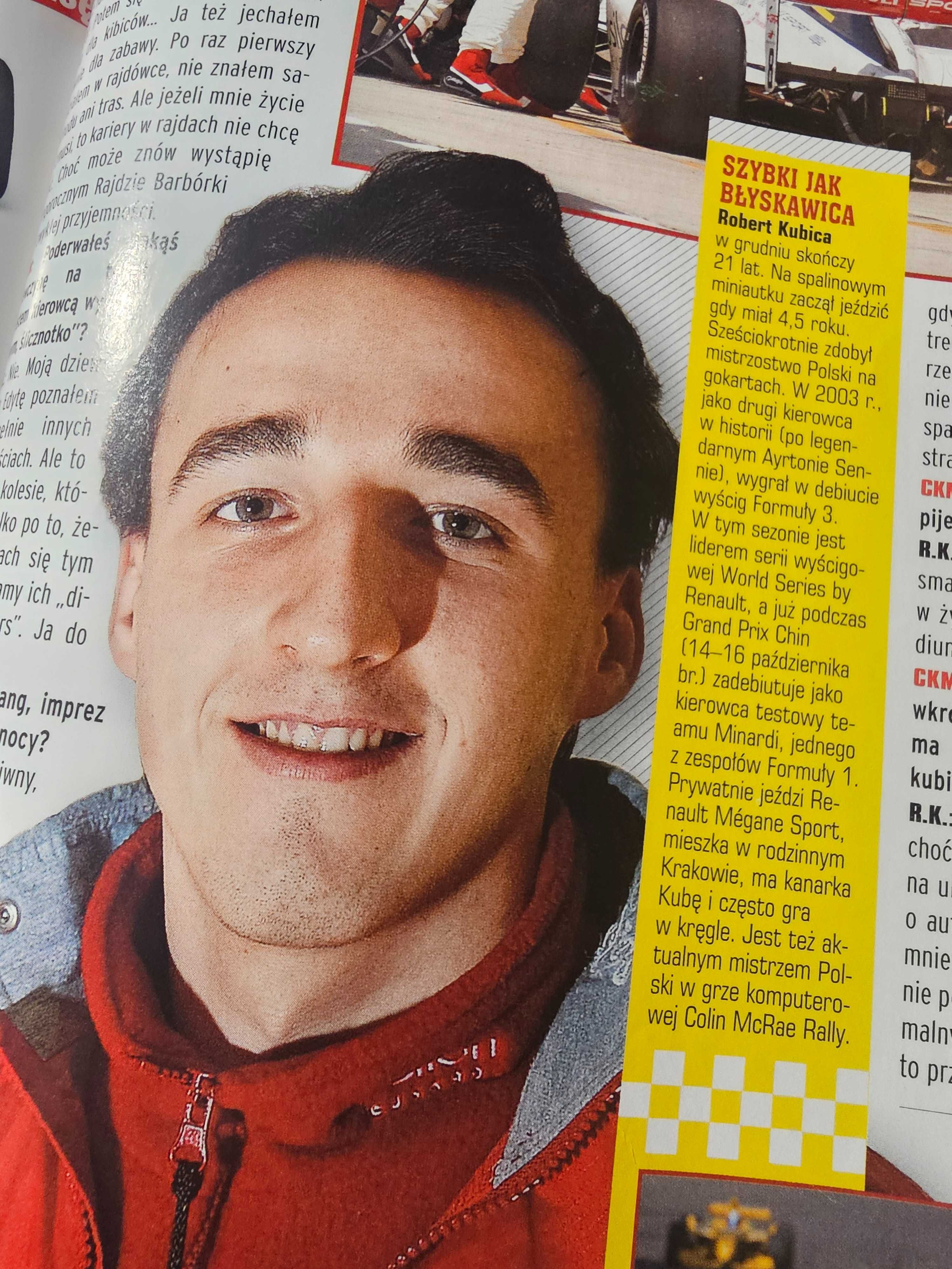 UNIKAT! CKM 11/2005 - Ewa Sonnet, Robert Kubica, Iwona Borowska