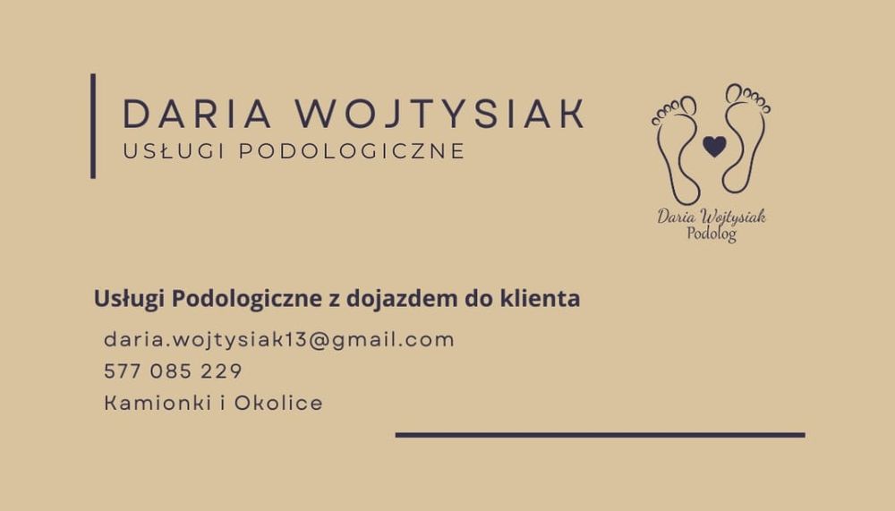 Podolog mobilne uslugi podologiczne