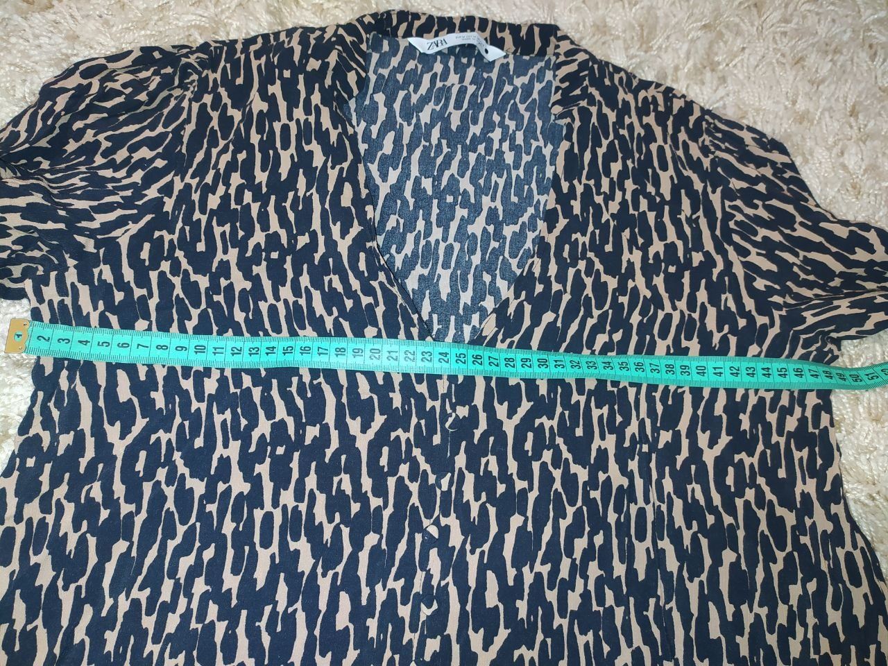 Платье Zara леопардовое, М-L