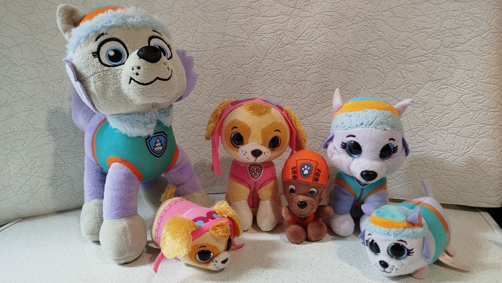 Эверест,Скай,Зума Щенячий патруль Оригинал мягкая игрушка