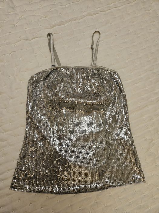 Top błyszczący r.36
