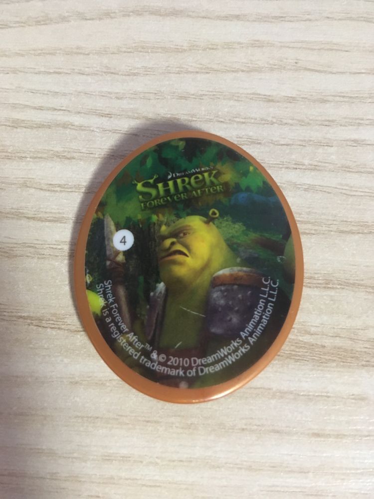 3 Kapsle Tazo Krążki Shrek