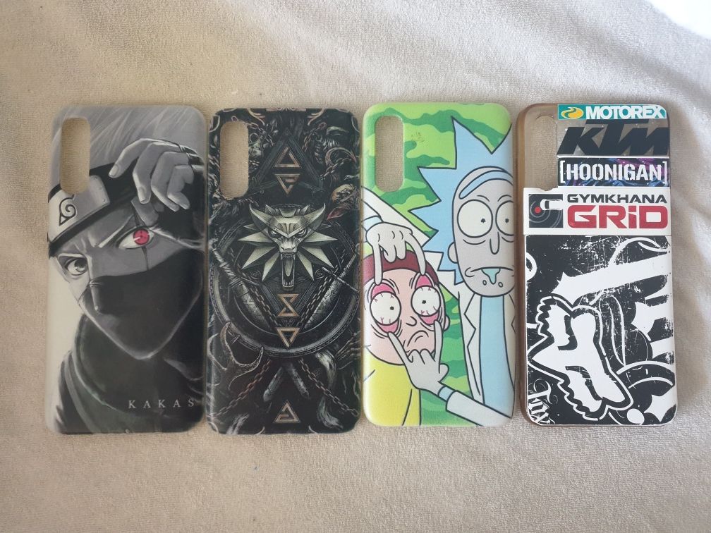 Etui Samsung A70 Naruto Rick and Morty i inne 4szt