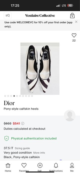 Туфлі лодочки з прином зебри. Зроблені під вінтажні Dior