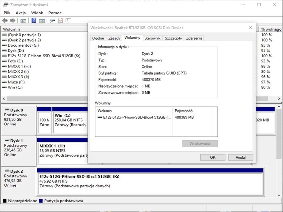 SSD M2 PCie 512GB PHison