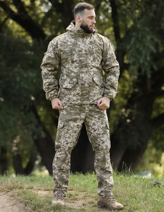 Військова зимова форма піксель ЗСУ бушлат штани зимняя военная пиксель