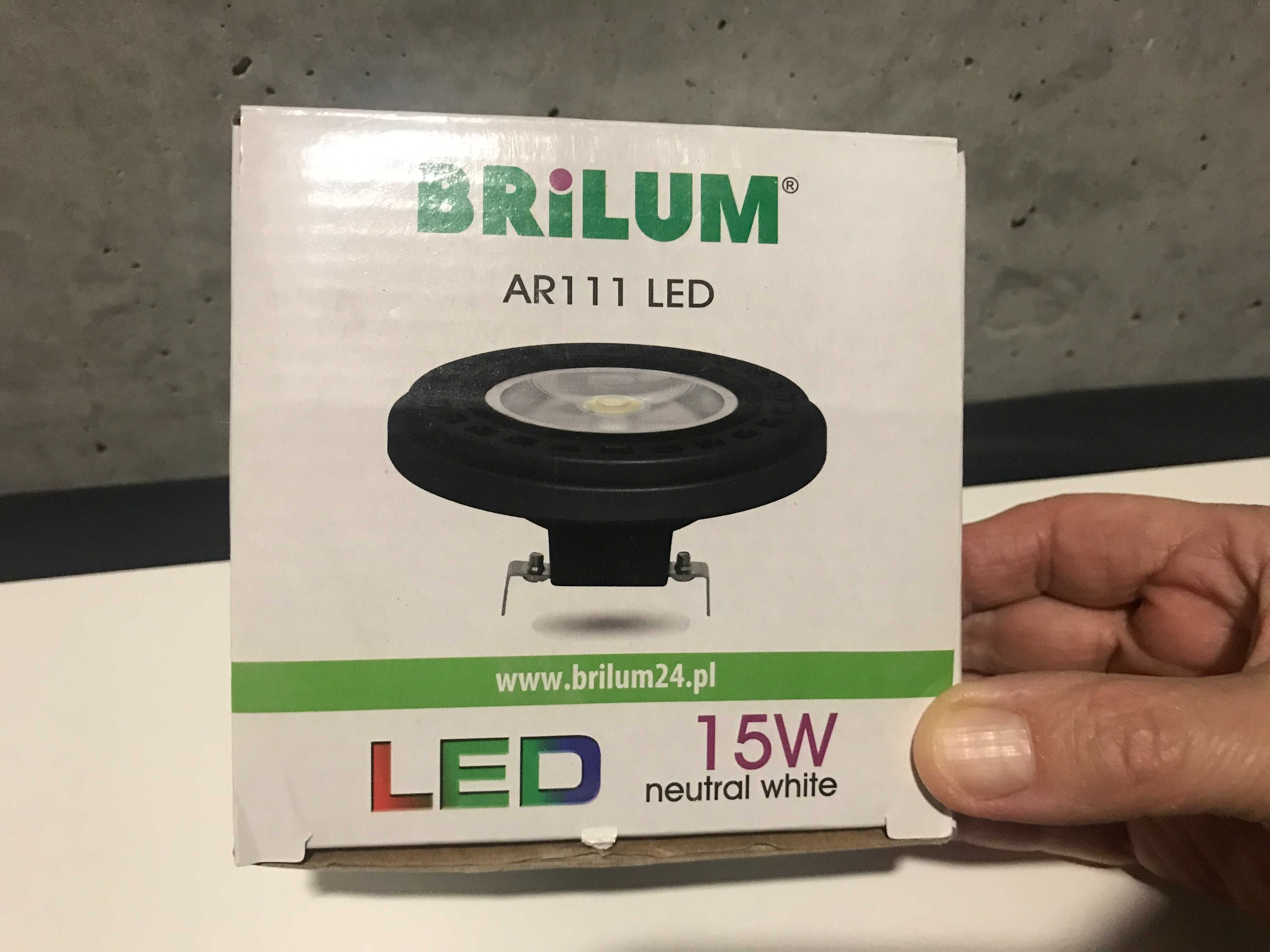 Żarówki led Brilum AR111 LED  15W natural white do mieszkania