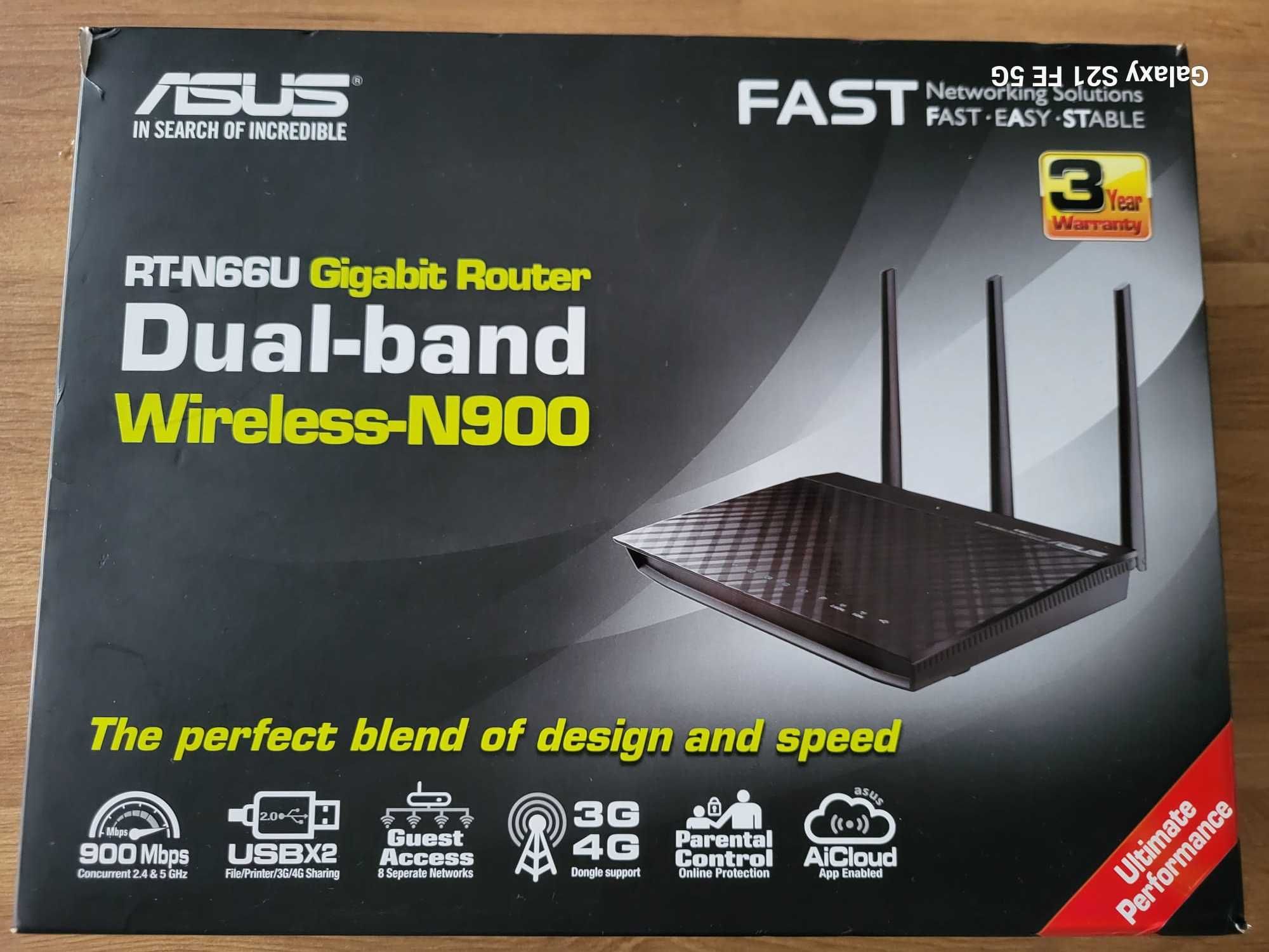 Asus Router RT-N66U Dual-band Wireless-N900