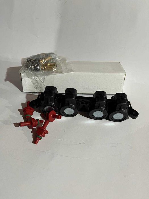 Форсунки гбо AEB 4цил в рампі з дюзами+монтажний набір ГБО ГАЗ