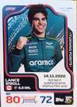 Karta kolekcjonerska Topps Turbo Attax nr 114 Lance Stroll