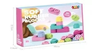 Klocki miękkie 23szt. W&K