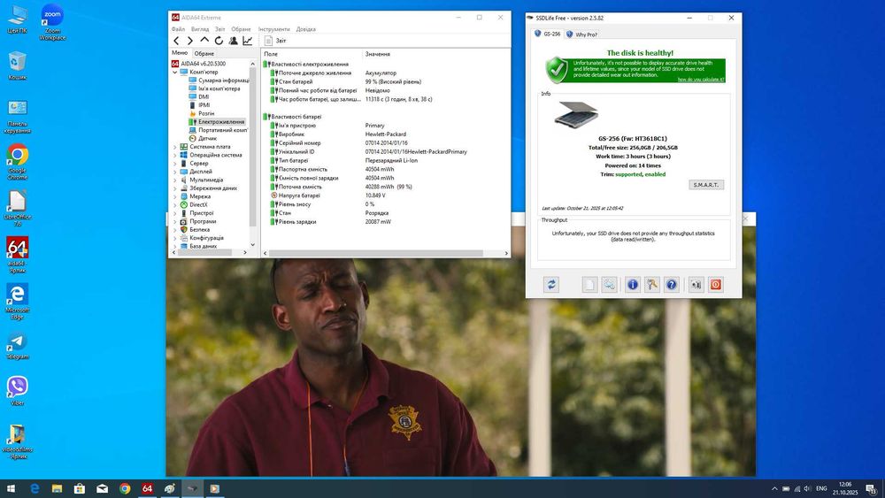 Ноутбук HP EliteBook 850 G1 i7-4600u 8gb 256gb ssd батарея 2год.