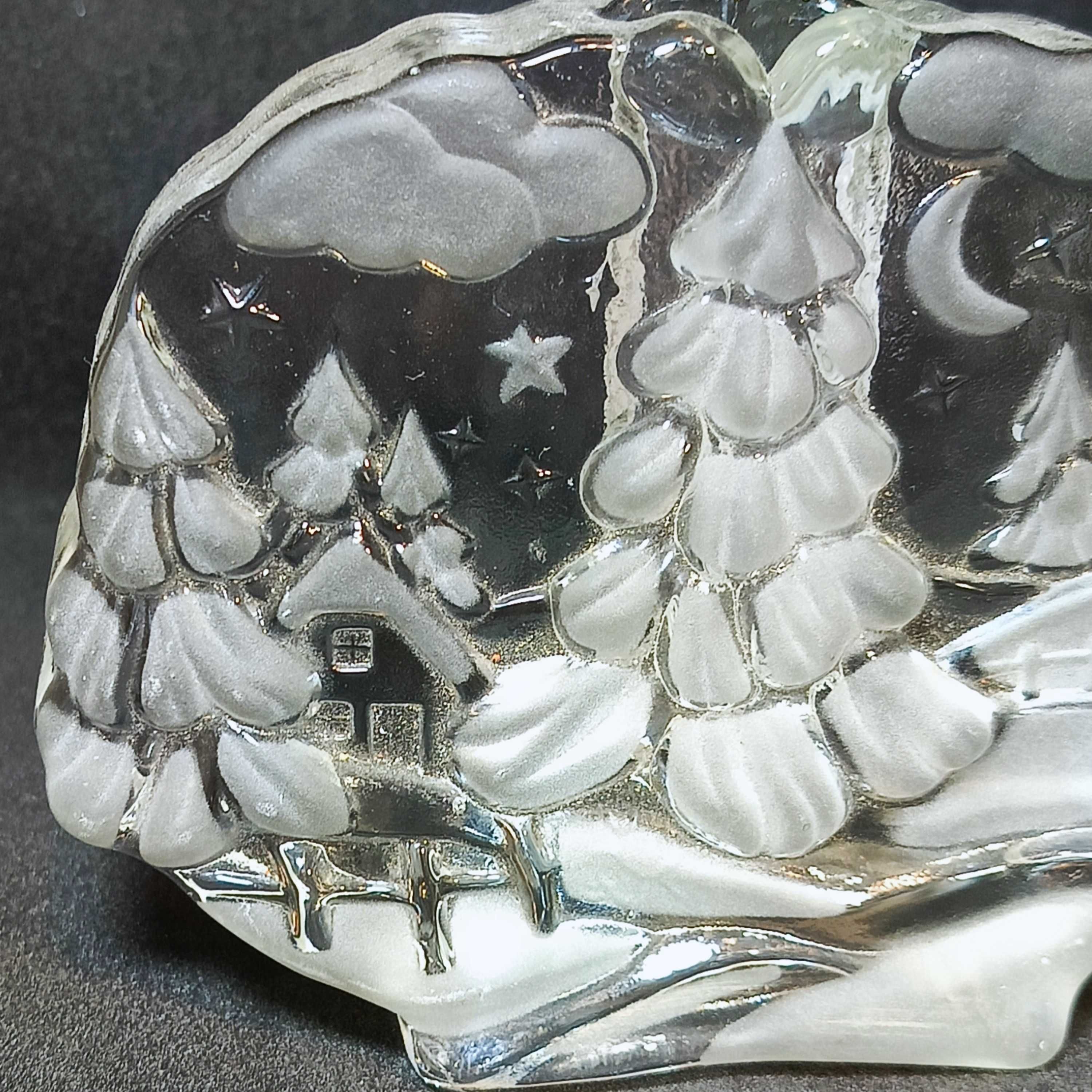 Vitage. Walter glass. Wazon kryształowy - świecznik.