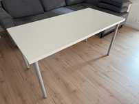 Stół Ikea Linmon 150x75 (blat biały + szare nogi)