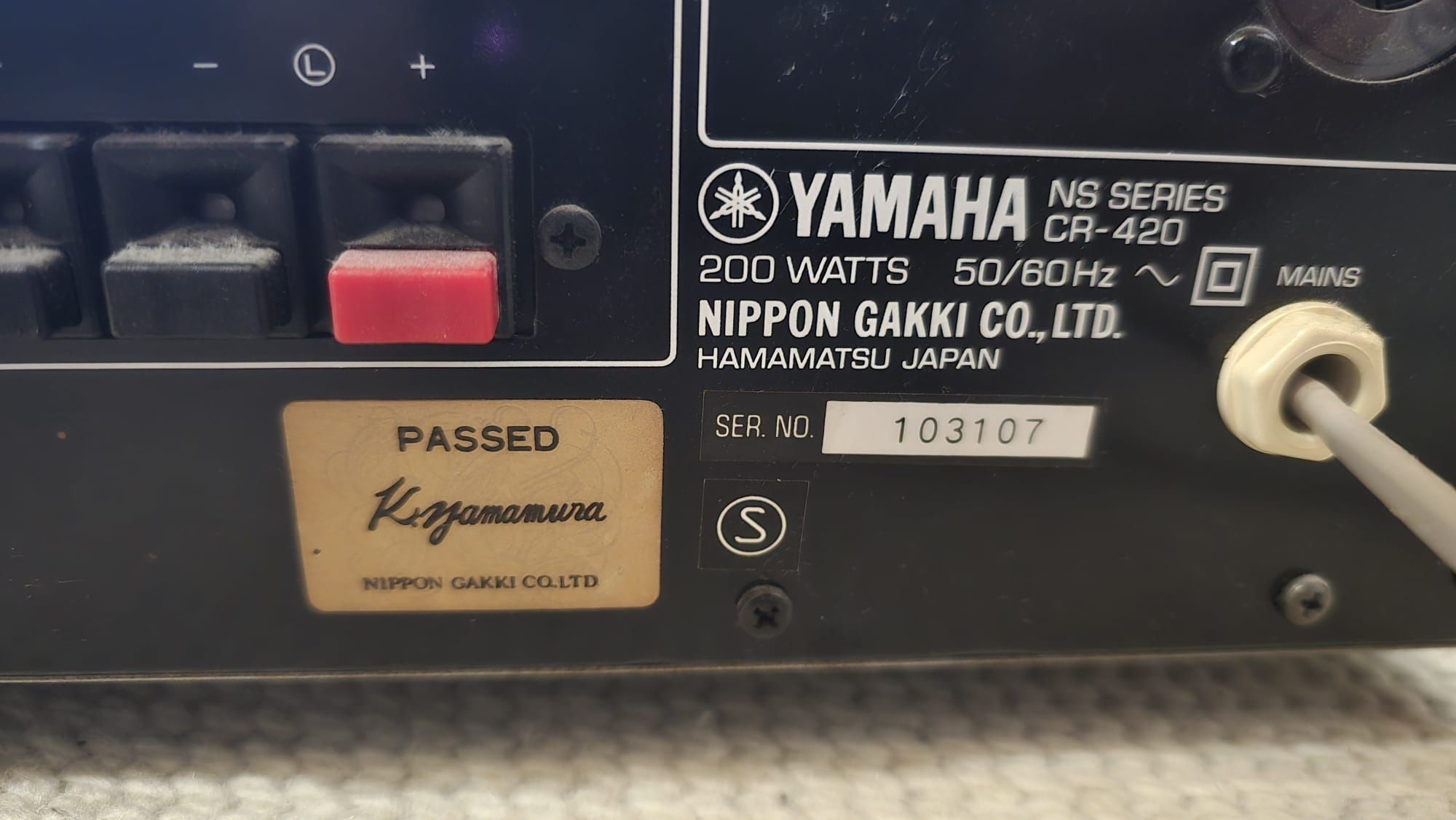 Yamaha CR-420 amplituner vintage japan