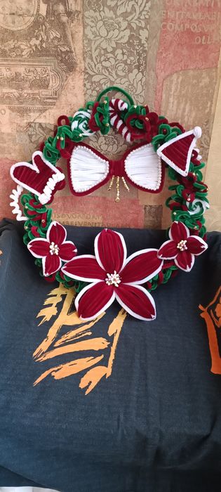 Різдвяний вінок ручної роботи