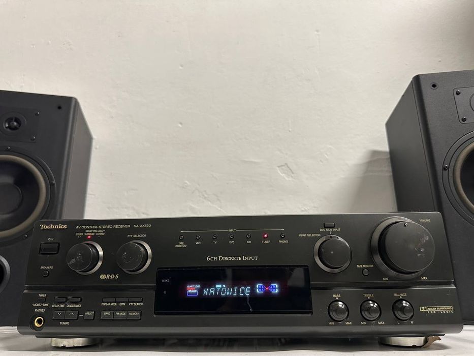 +5.1 Amplituner AV Technics SA-AX 530,  6*90 Watt