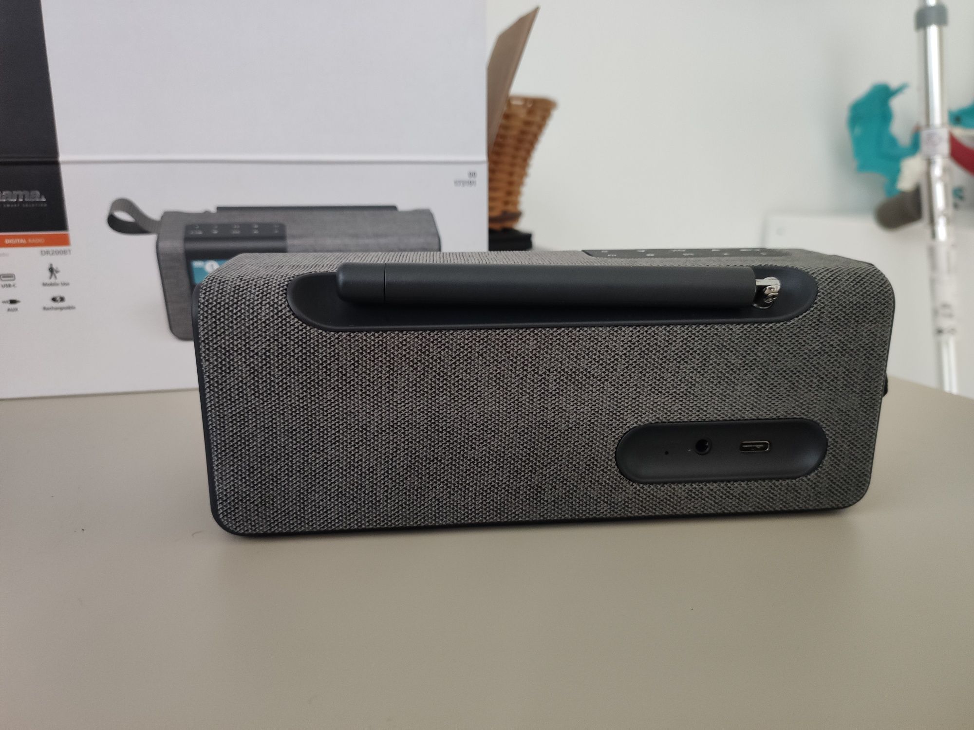 Rádio e coluna bt Hama