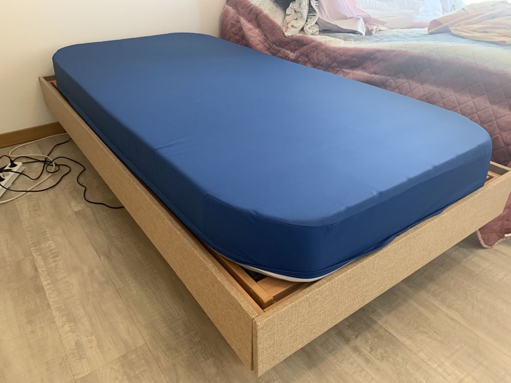 Cama articulada + colchão anti-escaras