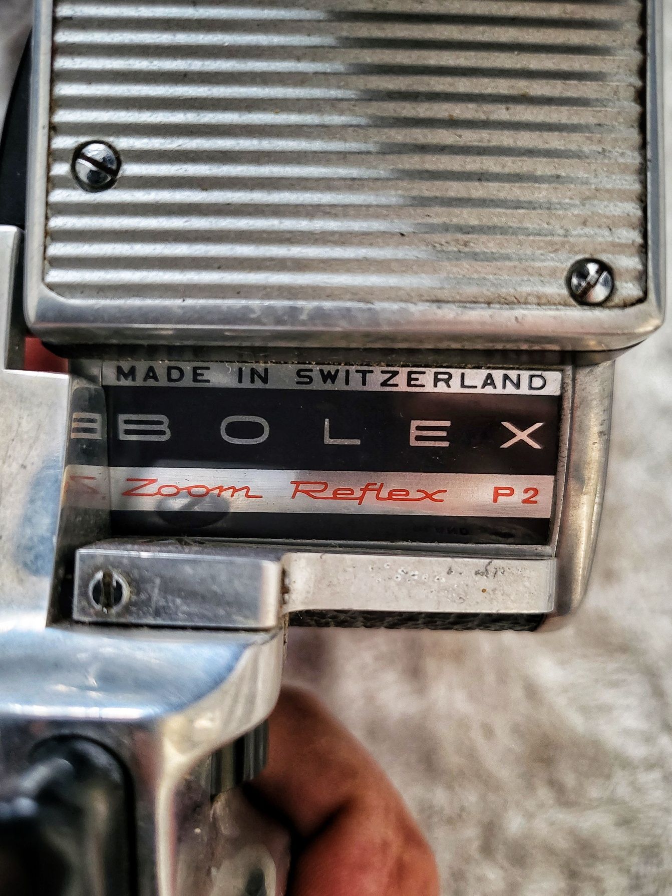 Bolex Paillard P2 Zoom Reflex com Mala vintage