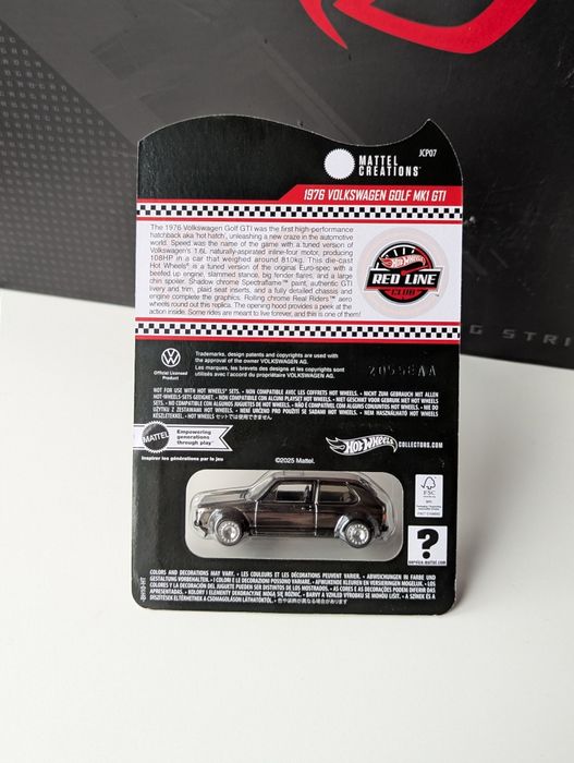 1976 VW Volkswagen VAG Golf MK1 MKI GTI Hot Wheels RLC Хот Вілс Гольф