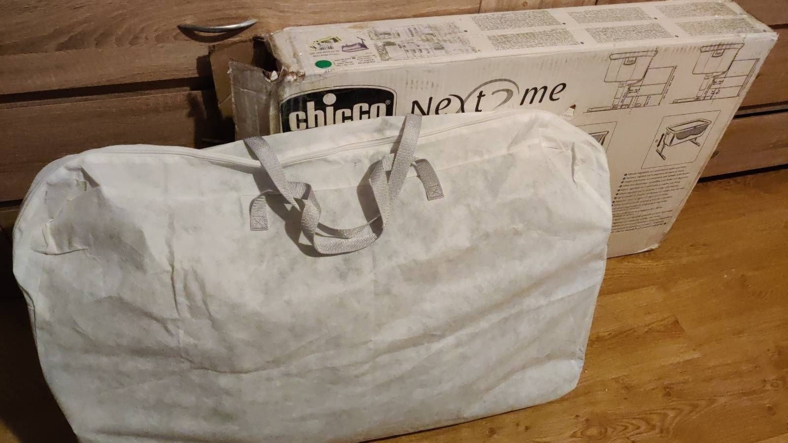 Łóżeczko turystyczne dostawka chicco next 2 me