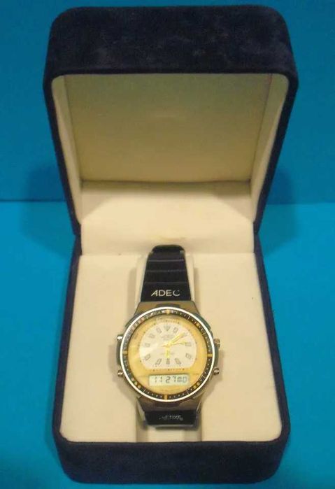 Adec by Citizen Chronograph Watch, Rare Citizen Chronograph 1990s