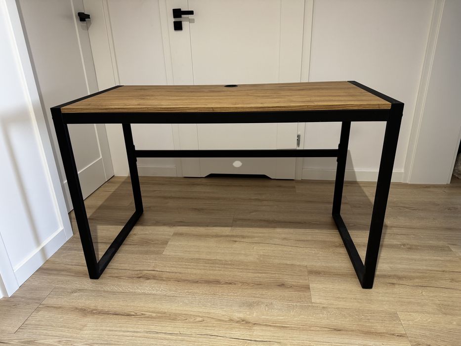 Biurko drewniane w stylu loft 120cm x 60cm
