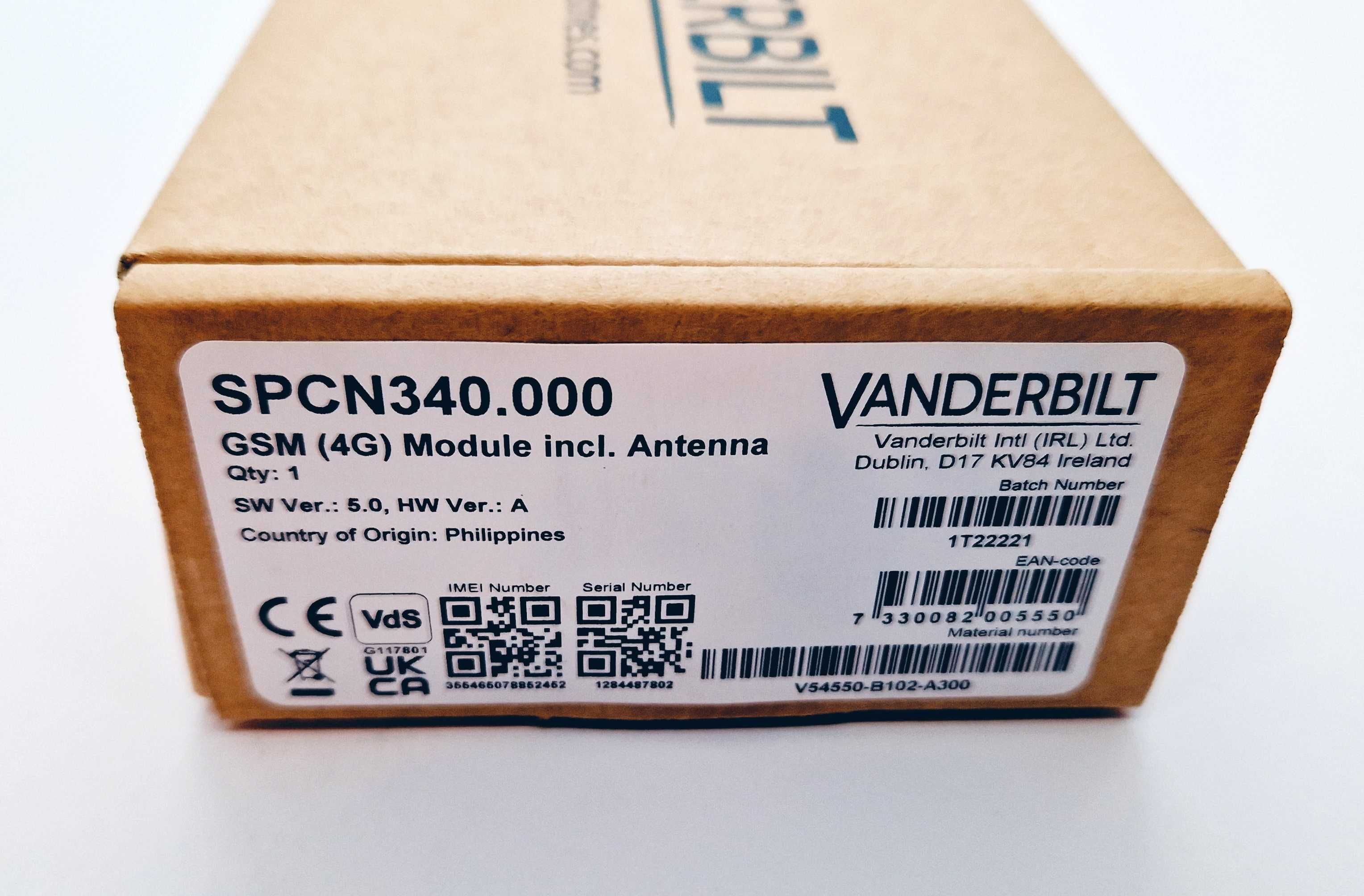 Vanderbilt 4g GSM Moduł SPCN340.000