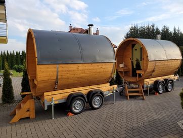 Sauna mobilna do wynajecia dla 6-8 osobowa od 350zl